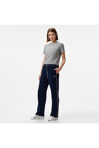 Tommy Jeans Topstitch Badge Kadın Mavi Eşofman Alti Düz Dw0dw18752
