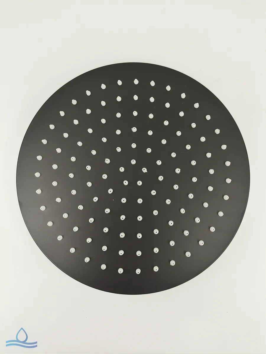 Santehvill' Tropikal Üst Paslanmaz Çelik Duş Başlığı 25 Cm 336923886 Siyah