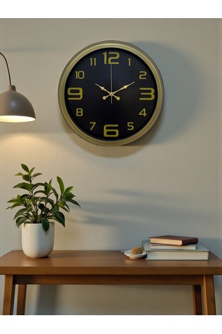 40 Cm Metal Eskitme Vintage Duvar Saati Diğer 65109323