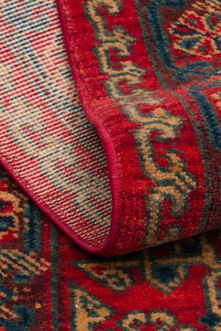 Hoom Rugs Cadis Kdm 06 Violet Yeni Zelanda Yünü El Emeği Kara Tezgah Halısı Kırmızı