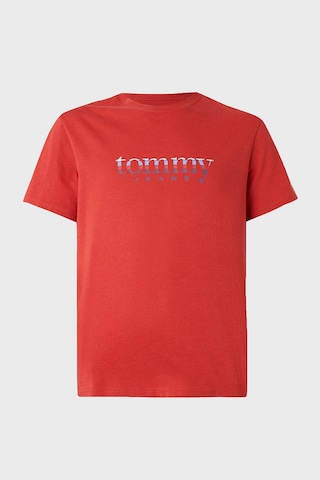 Tommy Jeans Erkek T Shirt Dm0dm22333 Xl0 Kırmızı Kirmizi