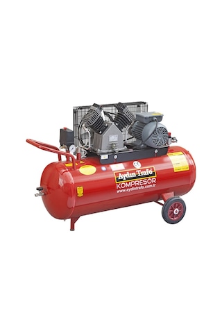Aydın Trafo 21-130M 2 Hp 8 Bar 130 LT Tek Kademeli Çift Pistonlu Monofaze Kompresör