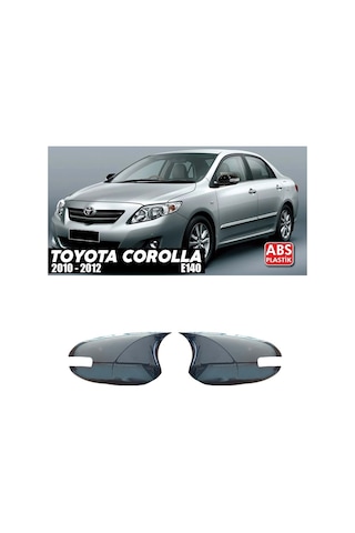 Toyota Corolla E140 Fl Sinyalli Batman Yarasa Ayna Kapağı Piona Black Abs 2010 - 2012