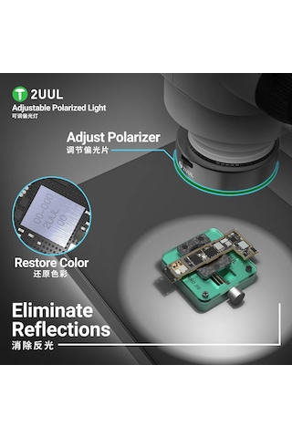 2uul Ms97 Ayarlanabilir Polarize Mikroskop Lambası