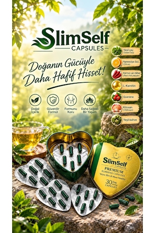 Slimself Premium Bitkisel İçerikli Form Kapsül 30 Daily