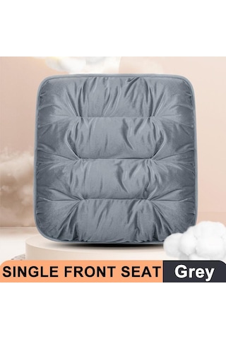 Gri Seametal Araba Koltuk Minderi Peluş Sürücü Koltuk Minderi Kaymaz Araçlar Ofis Koltuğu Ev Araba Pedi Koltuk Kılıfı