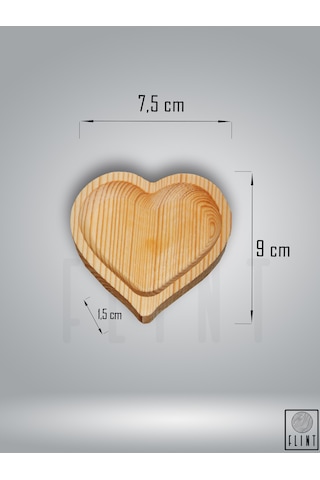 Bambu Ahşap Çerezlik Sunumluk 6 Parça Dekoratif Servis Tabağı