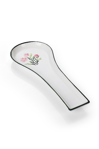 Piatti Naturali Seramik Bahar Kirli Kaşıklık Tezgah Üstü Kepçe Kaşık Altlığı