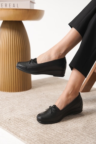 D08 Günlük Ortopedik Comfort Kadın Ayakkabı Siyah
