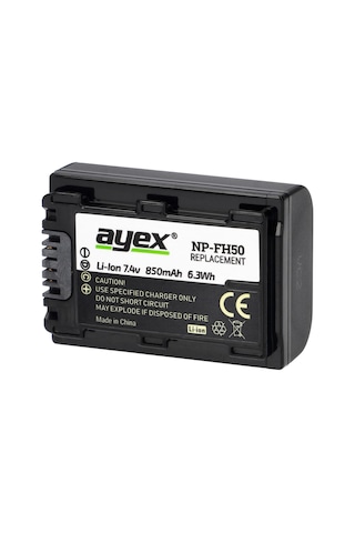 Sony Kameralar için Np-Fh50 Batarya. A230. A330. A380. A390