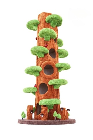 Ağaç Temalı Kedi Evi 180 Cm