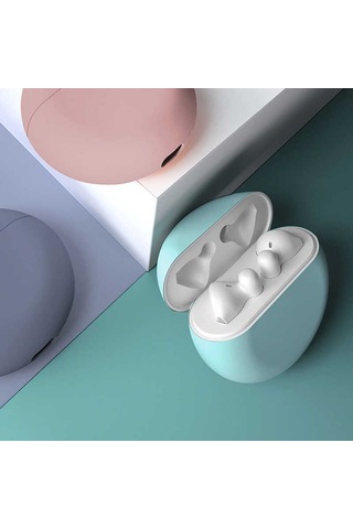 Ekılıf - Huawei Freebuds 3 Uyumlu - Kılıf Darbelere Karşı Dayanıklı Koruyucu Silikon Kılıf Airbag 11 - Beyaz