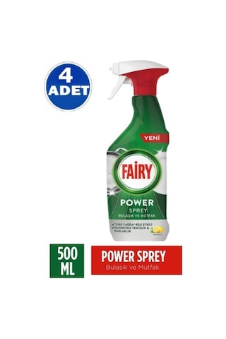 Power Sprey 3 Ü 1 Arada Bulaşık Ve Mutfak 500 Ml 4 Adet Sprey 500 Diğer