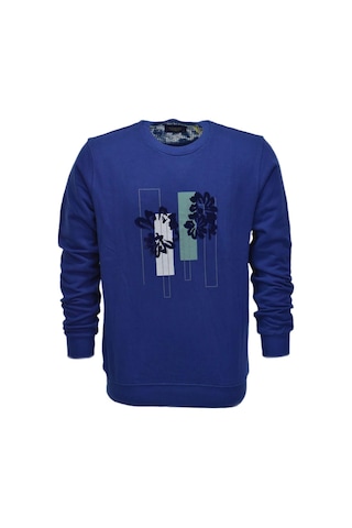 Erkek Baskılı Spor Sıfır Yaka Sweatshirt R2201 Bgl-st03191 001