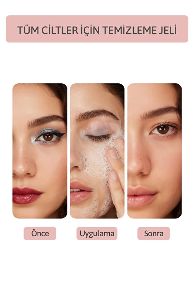 Tüm Ciltler Için Nemlendirici Yüz Temizleme Jeli 200 Ml