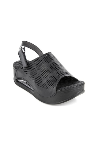 Muya Jambe 34221-001 Air-max Taban Kadın Sandalet Siyah 36-40 001