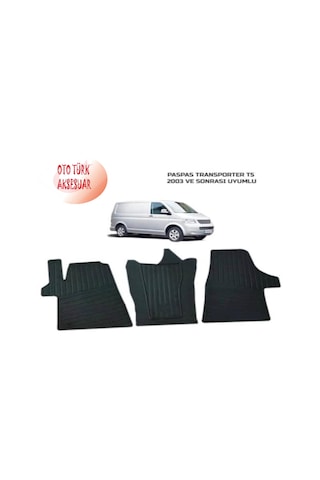 Vw Transporter T5 - T6 - T7 Minibüs Ve Panelvan Kauçuk Paspas Ön