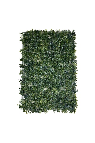 Cihan Çiçekçilik 10'lu Yapay Çiçek Duvar Kaplama Panel Şimşir Tabaka 40x60 Cm Yeşil