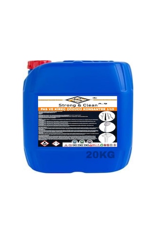Strong&Clean Kireç Pas Çözücü Ultra Konsantre 1/10 20 KG