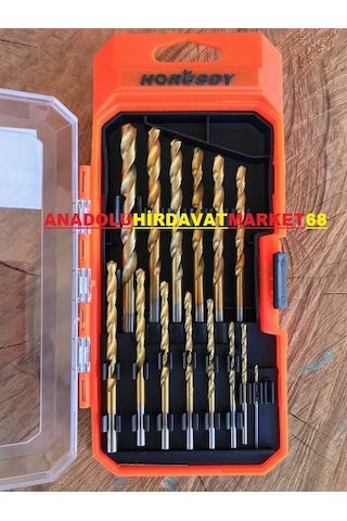 Fixman Ahşap Metal Delici Uç Seti 15 Parça Hss Titanyum Kaplı