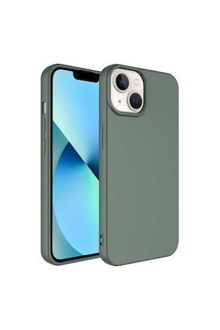 Apple Uyumlu iPhone 14 Plus Uyumlu Zore Mara Lansman Kılıf-koyu Yeşil Koyu Yeşil -