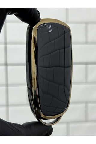 Gma Keys Lüx Chery Tiggo 8 Pro Omoda 5 Tiggo 7 Avantgarde Nano Anahtar Kılıfı Siyah Gold Renk 1.ci Kalite