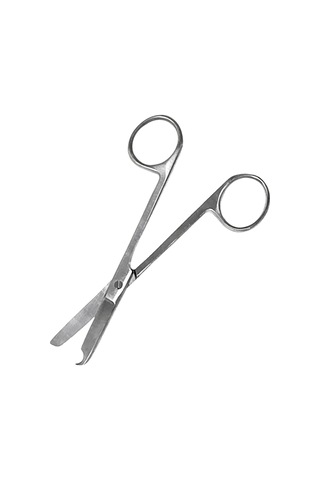 Barışhan Medikal Küçük Mikrocerrahi Dikiş Alma Makası 4.7inç/12.6cm Gri Eğitim Materyali