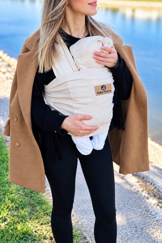 Baby Home Maren Anakucağı Cepli Bebek Taşıma Şalı, Bebek Askısı Sling