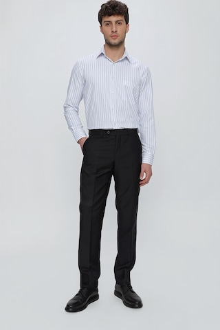 İmza Siyah Yan Cep Basic Slim Fit Esnek Pantolon 1003260005