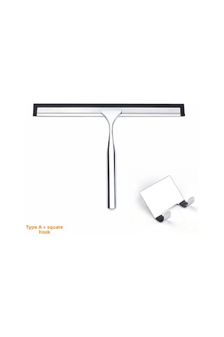 Teltree Ev İçin Cam Temizleyici, Çinko Allyüminyum Ve Paslanmaz Çelik, Tek Yönlü Temizleme, 40 Adet Kutuda, Siyah Jantlı, Kare Yapışkan Kanca Diğer