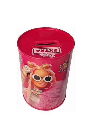 Barbie Metal Kumbara Orta Boy Orjinal Lisanslı 1 Adet Barbi Kumbara Teneke Sweet