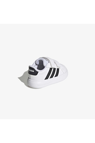 Adidas Grand Court 3.0 Bubble Comfort Çocuk Beyaz Spor Ayakkabı Js4906