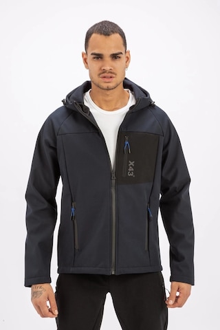 Exuma Erkek Softshell Mont Siyah