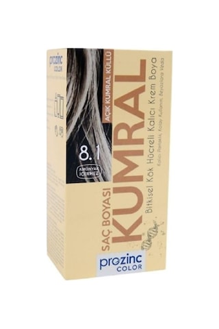 Prozinc Color Saç Boyası - 8.1 Açık Kumral Küllü