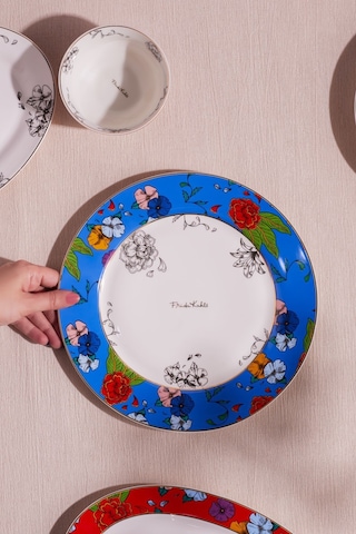 Karaca Frida Servis Tabağı Mavi 27 Cm