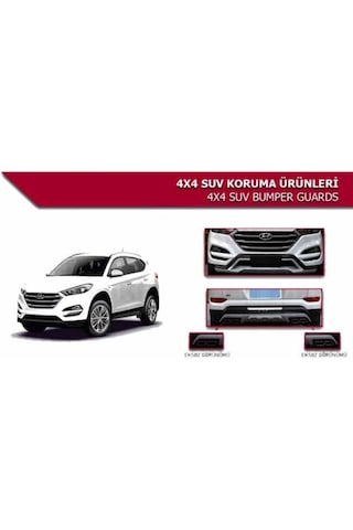 Hyundai Tucson Ön Arka Tampon Koruması Difüzör 2015-2018