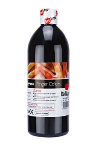 Red Apple Parmak Boya 10x500 Gr 10'lu Set Çok Renkli