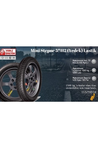 Mini Stepne 5X112 Yedek Lastik 2021   Üretim