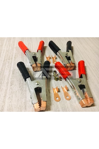 Akü Takviye Kablo Maşası 4'lü Set