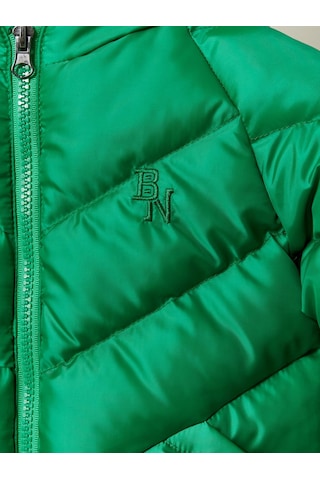 Benitto Kids Erkek Bebek Kapüşonlu Kışlık Mont 51332 Yeşil