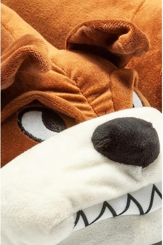 Twıgy Kızgın Unısex Hayvanlı Panduf 36-41 21k T-kızgın U Kahve Kahverengi