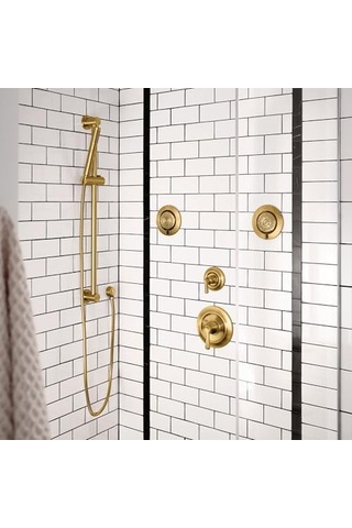 Moen At2199bg Collection Evrensel Standart Duş Kolları İçin Yedek Flanş, Fırçalanmış Altın