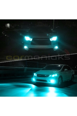 H4 Buz Mavi C6 Led Xenon Far Ampulü Şimşek Etkili 5800LM