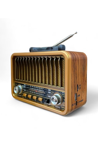Royaltrend RT-835 Nostaljik Radyo Solar Güneş Panelli Nostalji Radyo
