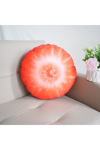 Jifan Meyve Uzaylı Yastık Ofisi Yatak Odası Yastık Kanepe Yastık-şeftali Sarı