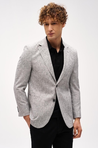 Erkek Siyah Barı 4 Drop / Geniş Kalıp Mono Yaka Ceket-16416 Siyah