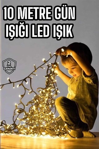 Bfs 10 Metre Led Işık Saçaklı Dekoratif Şerit Led Çok Renkli