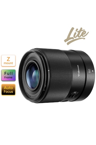 Yongnuo 50mm F/1.8z Df Lite Full Frame Otofokus Lens, Siyah Nikon Z