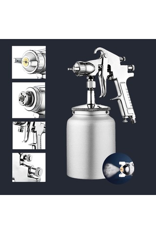 Staxx Alüminyum Alttan Depo Boya Tabancası 1.8Mm 750Lt