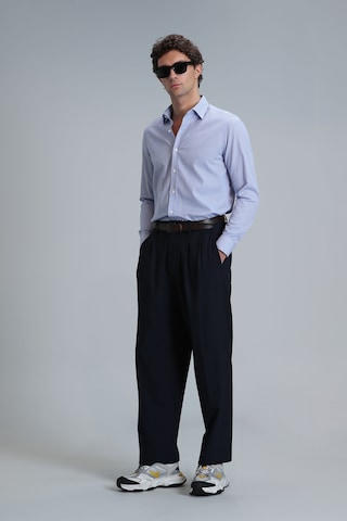 Lufian Menar Erkek Basic Gömlek Comfort Fit Mavi Mavi 111010615100300 Mavi